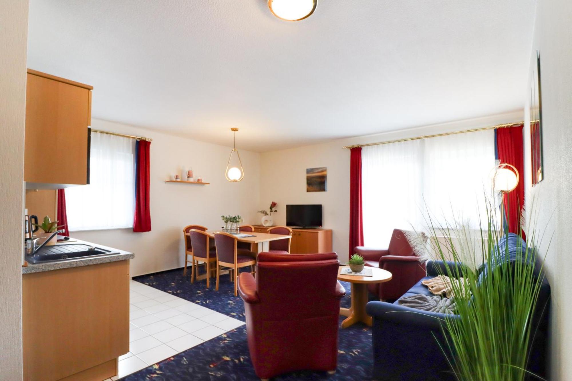 Aparthotel Leuchtfeuer Ruegen 글로페 객실 사진